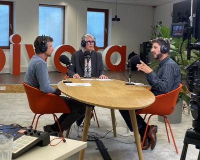 Podcastopname met Chris Wallis