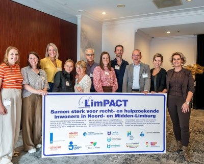 Groepsfoto deelnemers regionaal uitvoeringsoverleg Limpact