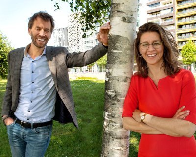 Portretfoto Lianne Rijs en Matthijs Storm 