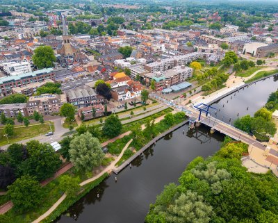 Luchtfoto van Doetinchem