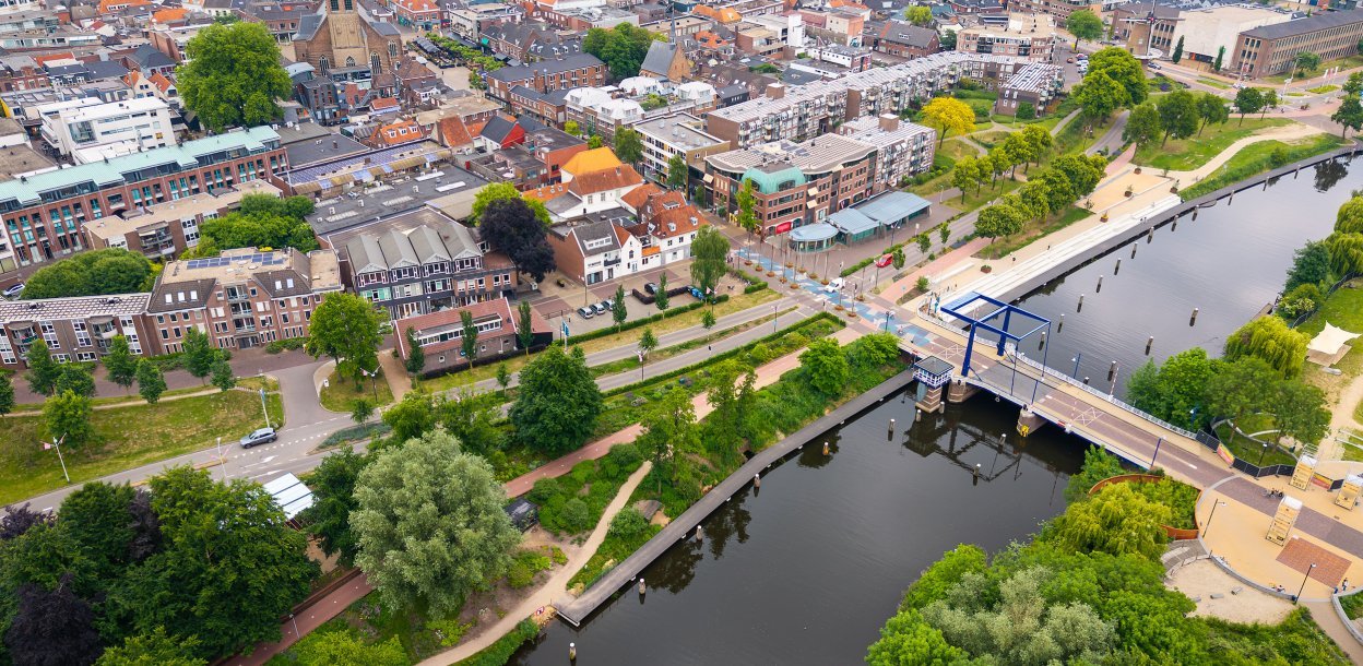 Luchtfoto van Doetinchem