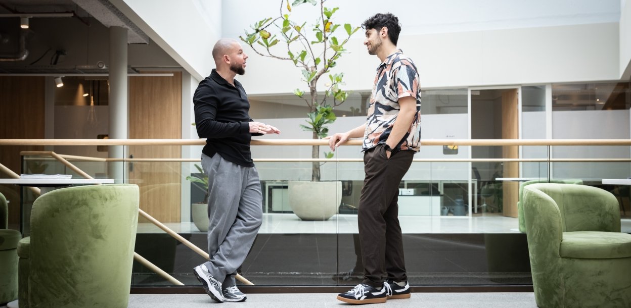 Yaman Attar en Gabriel Jourov