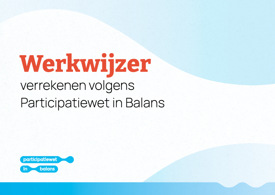 Werkwijzer Verrekenen volgens Participatiewet in Balans - voorpagina