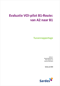 cover voi pilots tussenrapportage b1 route