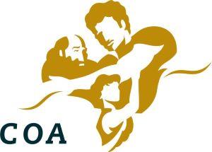 Logo van het COA, waarmee Divosa deze bijeenkomsten organiseert.